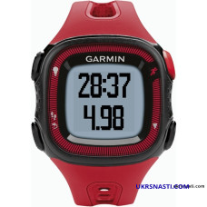 Спортивные часы Garmin Forerunner 15 Black-Red HRM1 с пульсометром